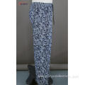 Ladie's plus size all over print jersey pants